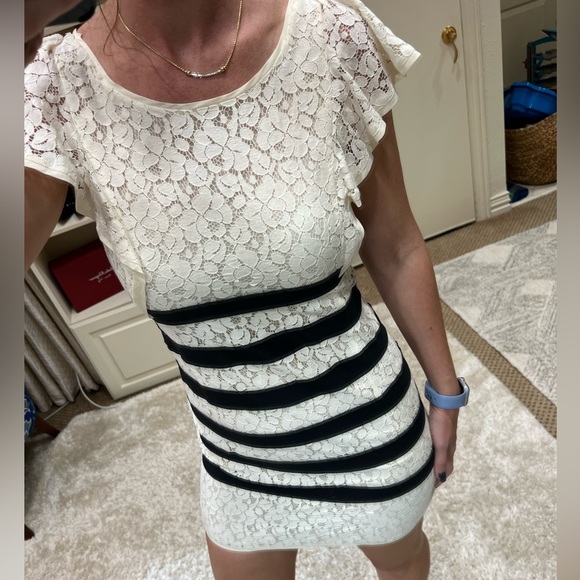 BCBGMaxAzria "Renata" Lace Sz 2 - Picture 6 of 9